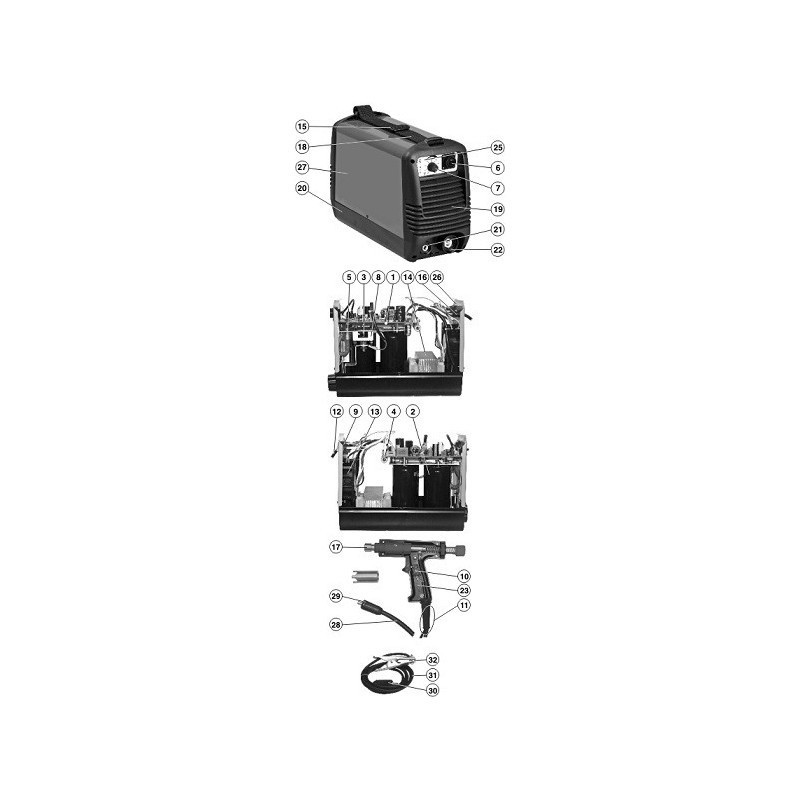 Diode pour poste de soudure ALUSPOTTER 6100