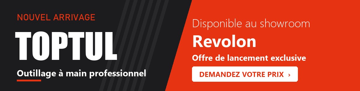 Rayon TOPTUL au showroom Revolon